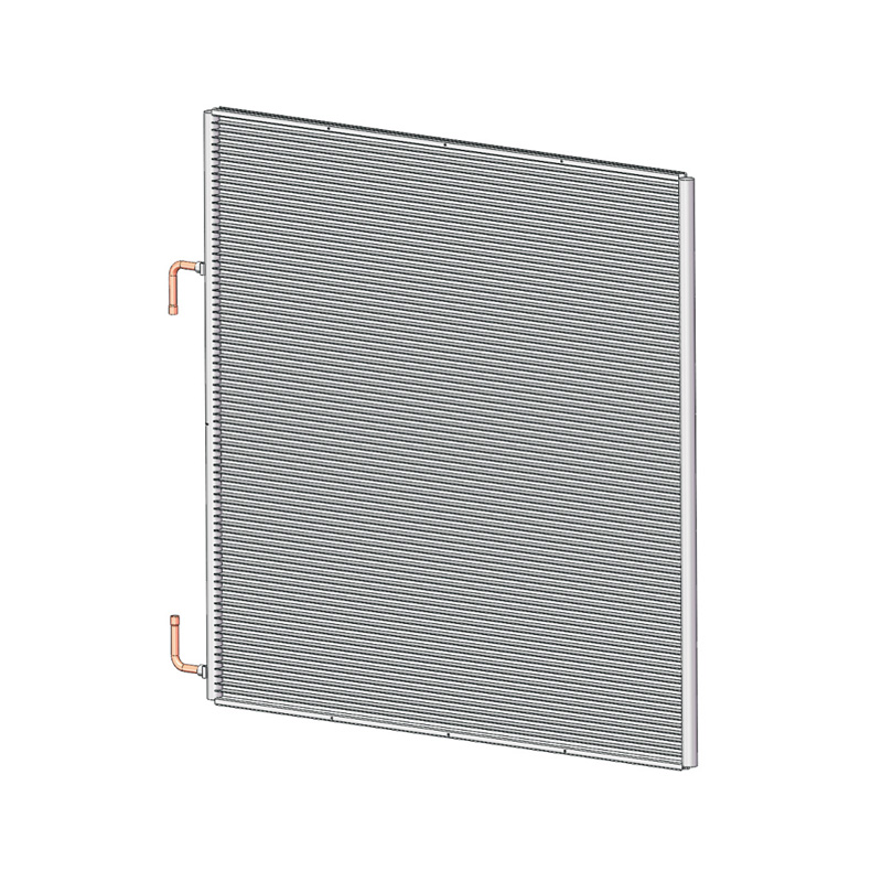 SC-1400 780*769.7 ミリメートルマイクロチャネルチューブ冷凍庫用熱交換器コンデンサーコイル